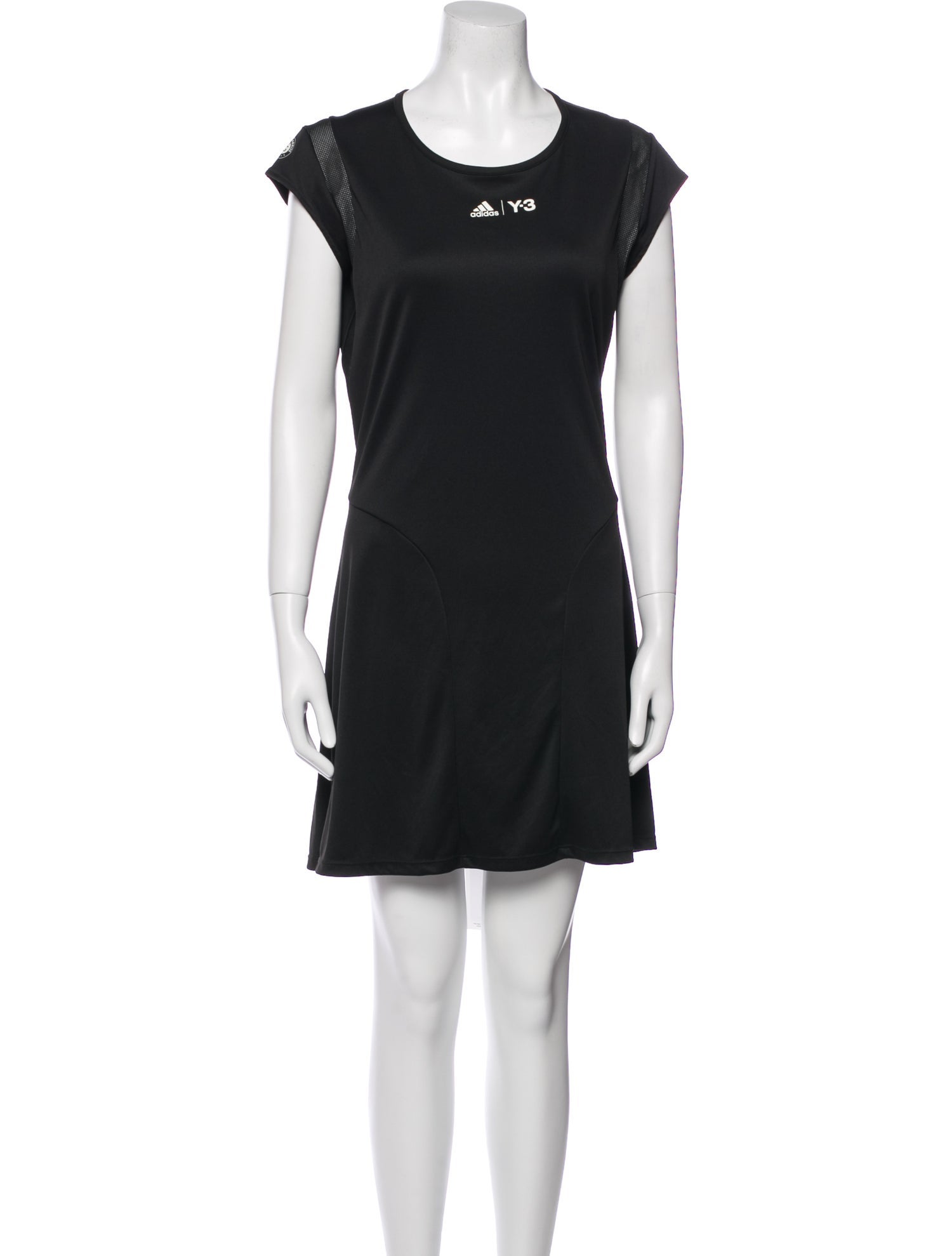 Y-3 x Adidas Scoop Neck Mini Dress
