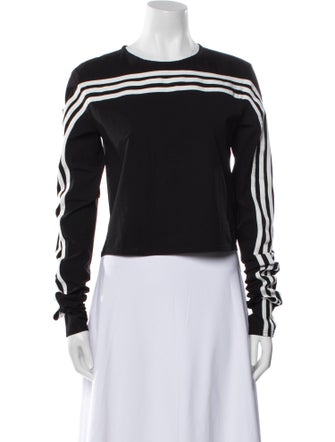 Y-3 x Adidas Nylon Crew Neck Crop Top