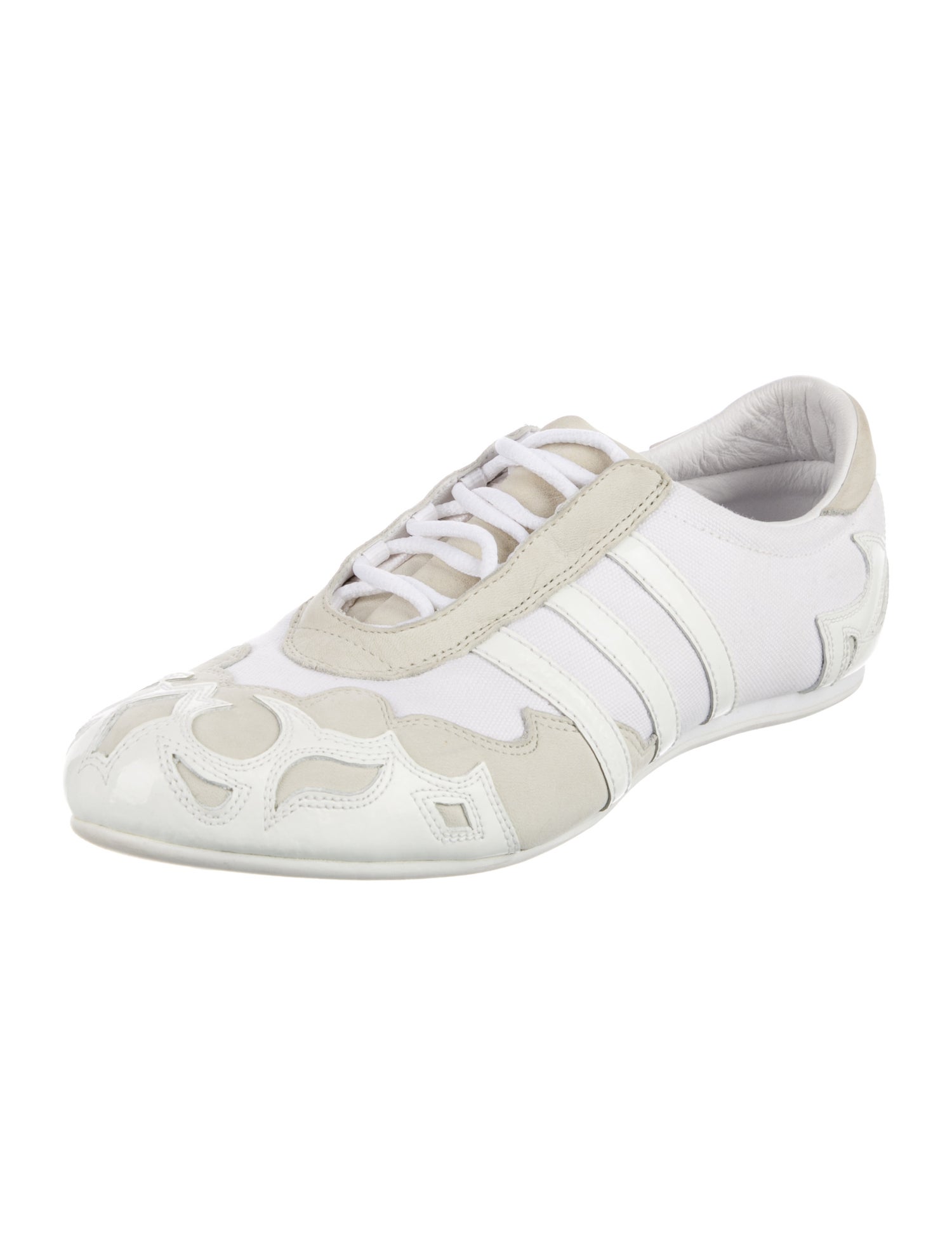 Y-3 x Adidas Leather Sneakers