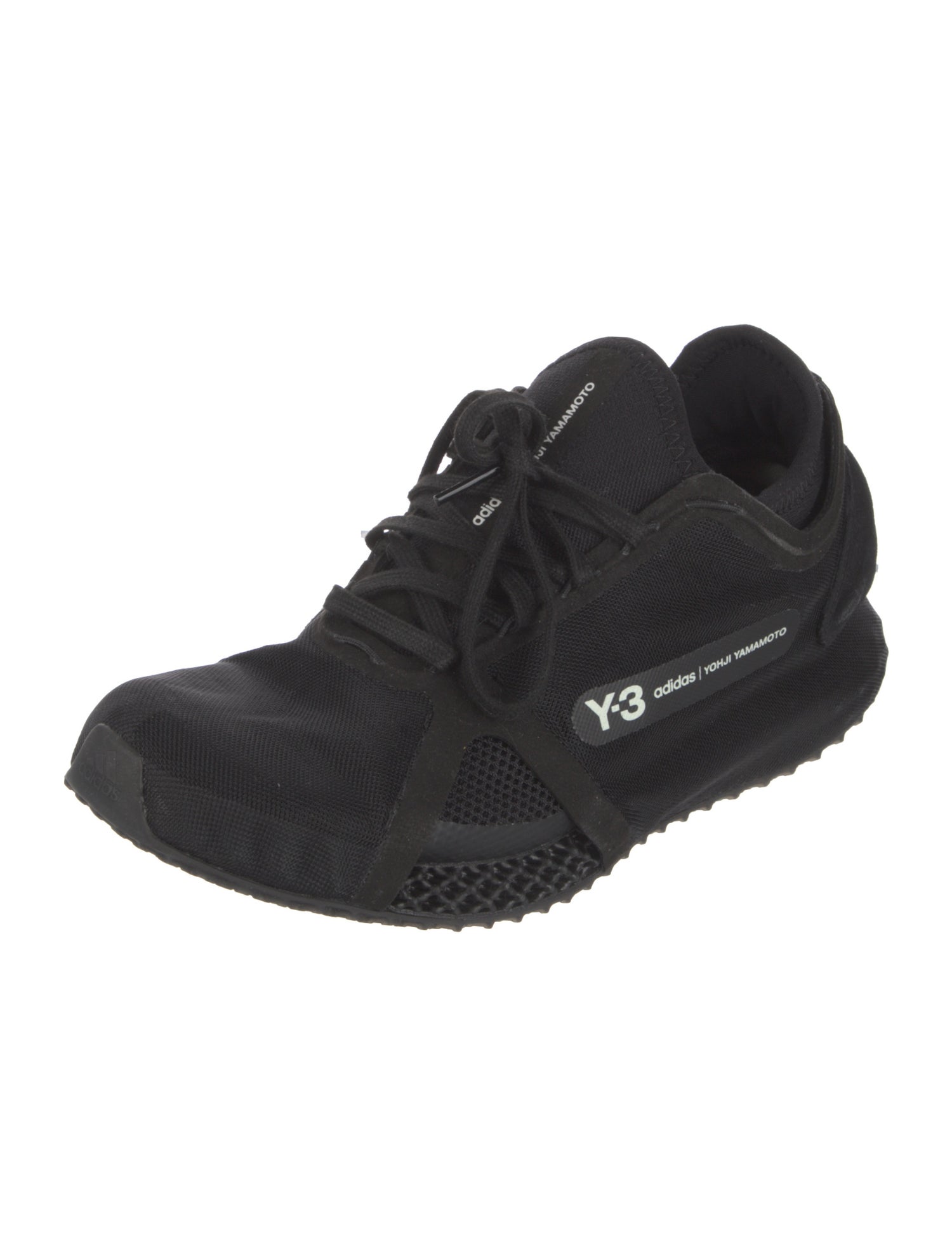 Y-3 x Adidas Mesh Athletic Sneakers