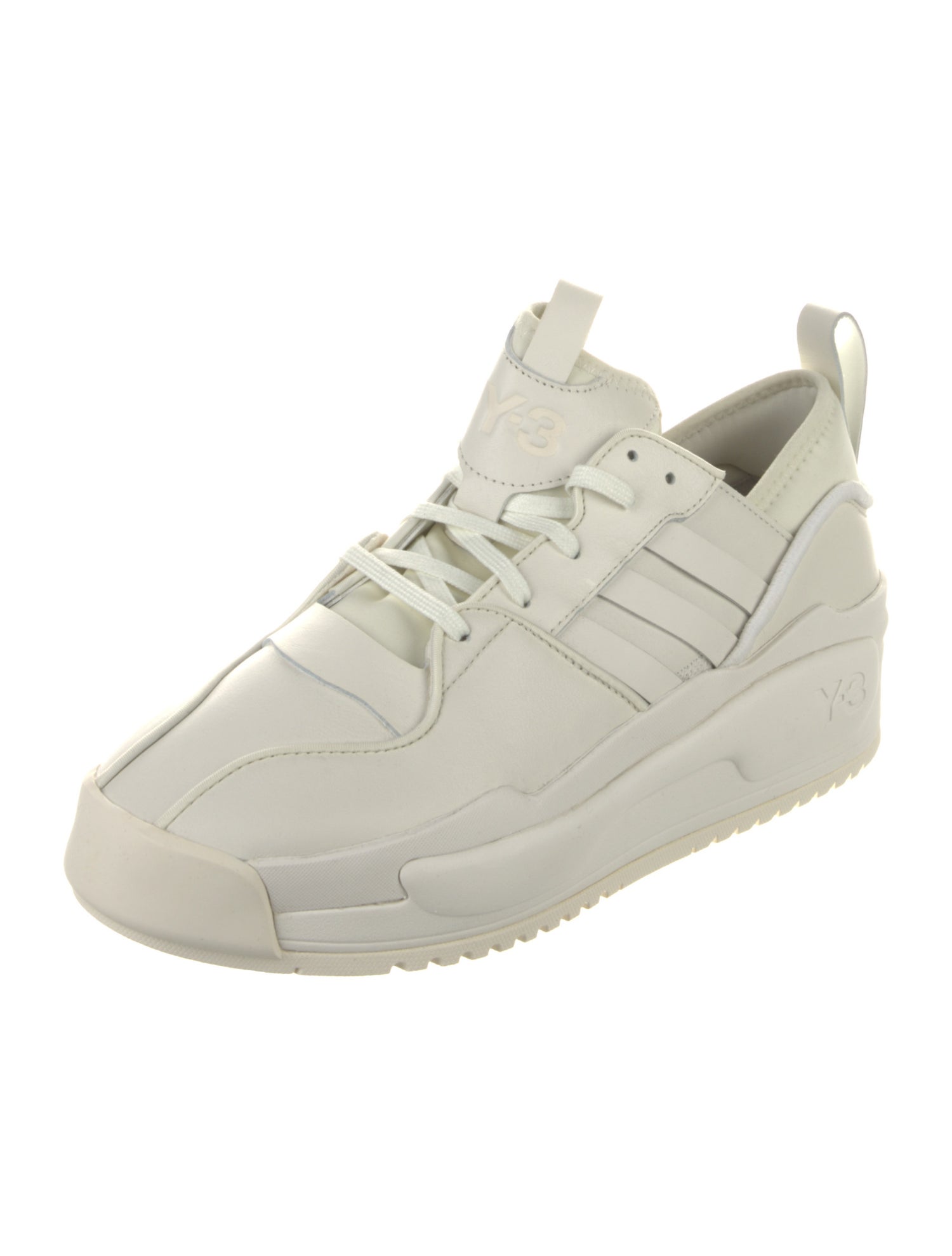 Y-3 x Adidas Leather Sneakers