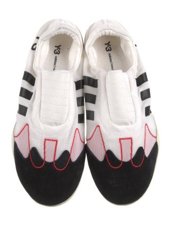 Y-3 x Adidas Suede Printed Sneakers