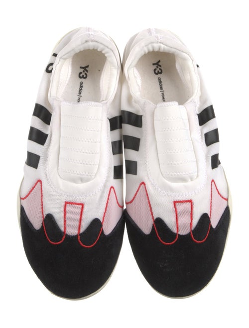 Y-3 x Adidas Suede Printed Sneakers