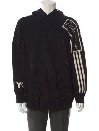 Y-3 x Adidas Wool Striped Hoodie