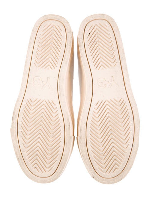 Y-3 x Adidas Leather Colorblock Pattern Sneakers