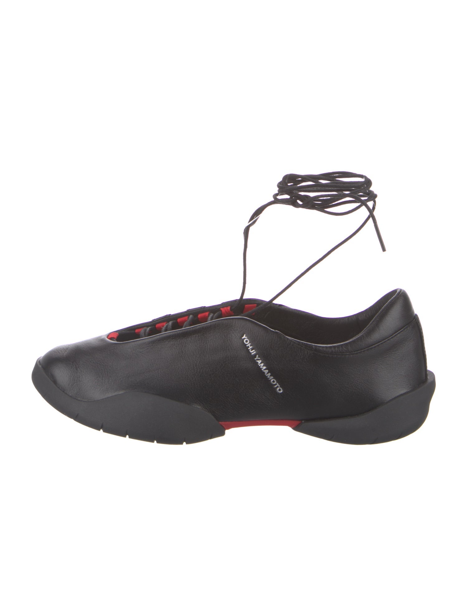 Y-3 x Adidas Leather Athletic Sneakers