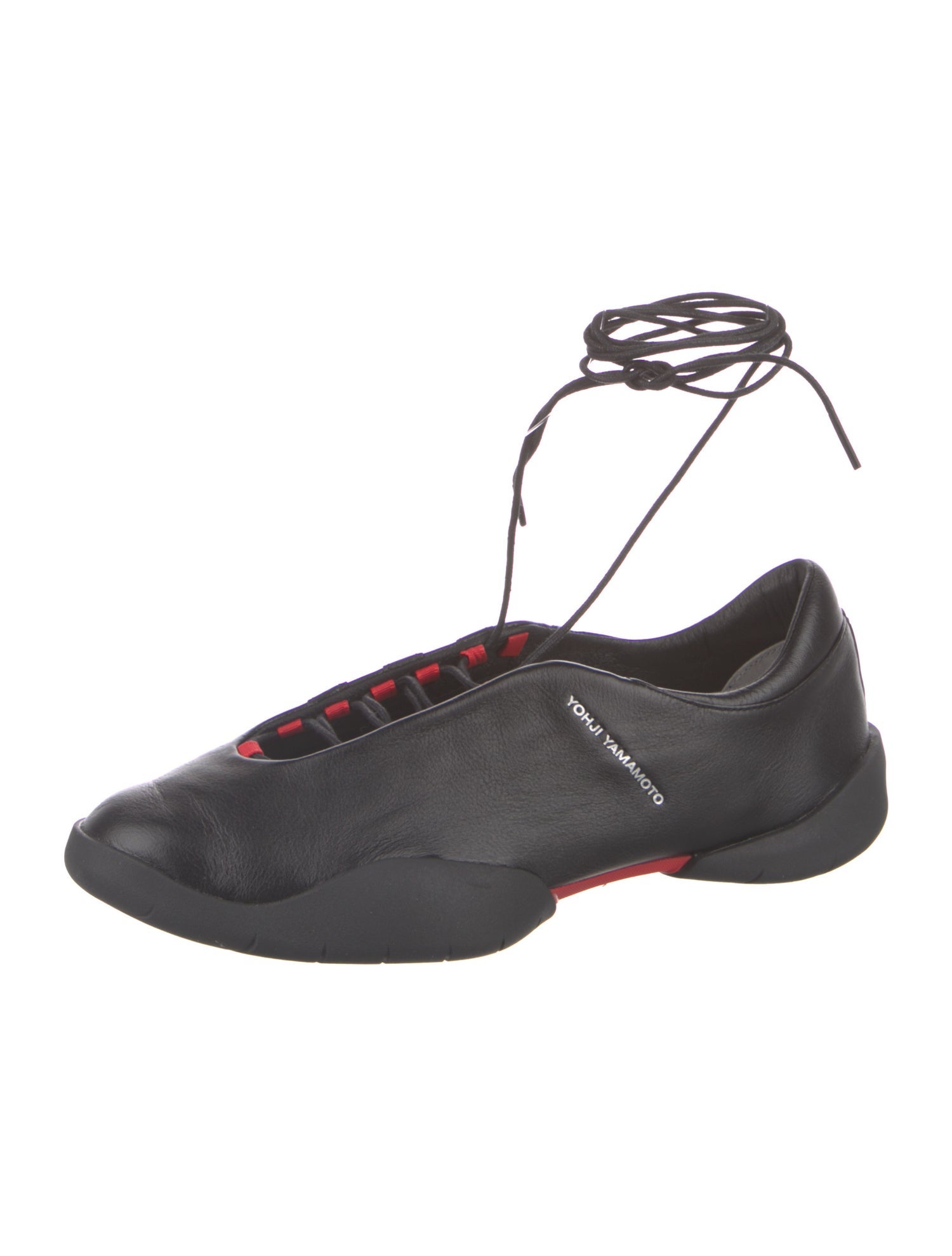 Y-3 x Adidas Leather Athletic Sneakers