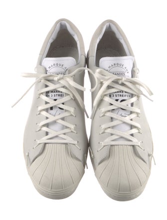 Y-3 x Adidas Leather Sneakers