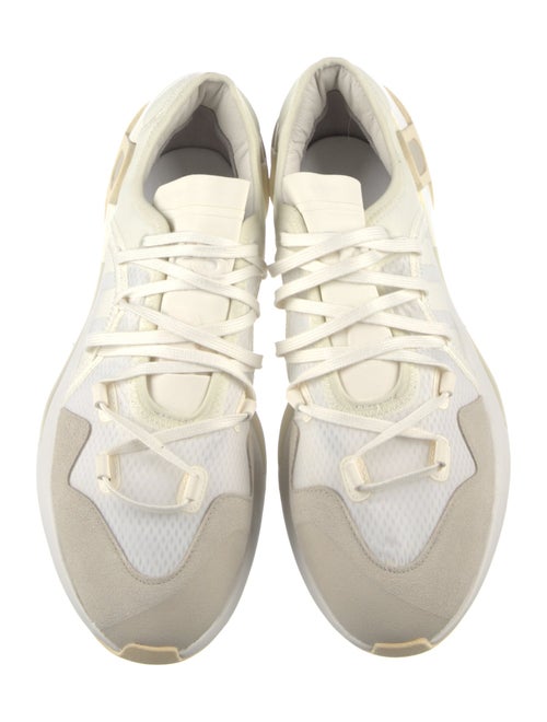 Y-3 x Adidas Leather Colorblock Pattern Sneakers