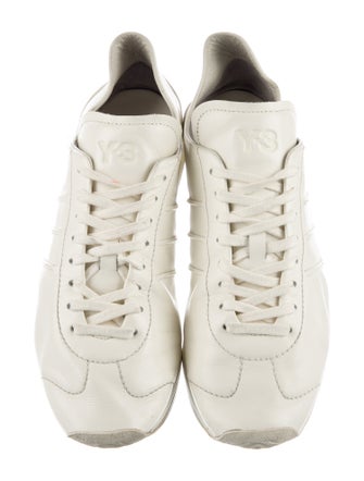 Y-3 x Adidas Leather Sneakers