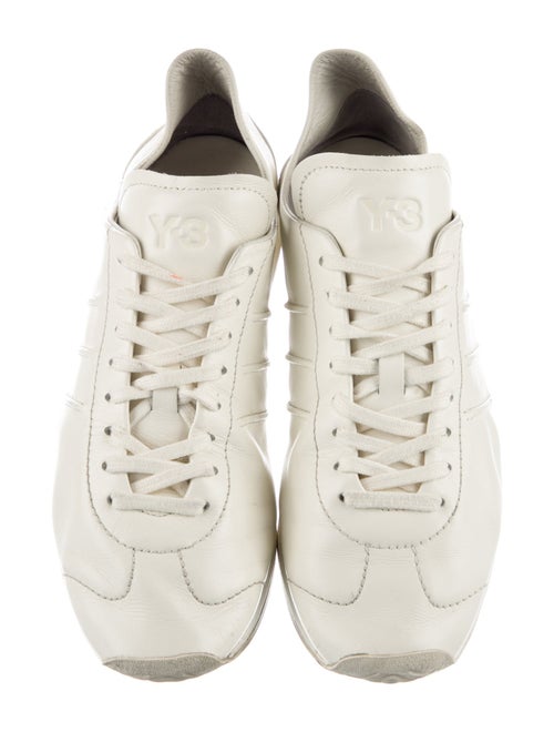 Y-3 x Adidas Leather Sneakers
