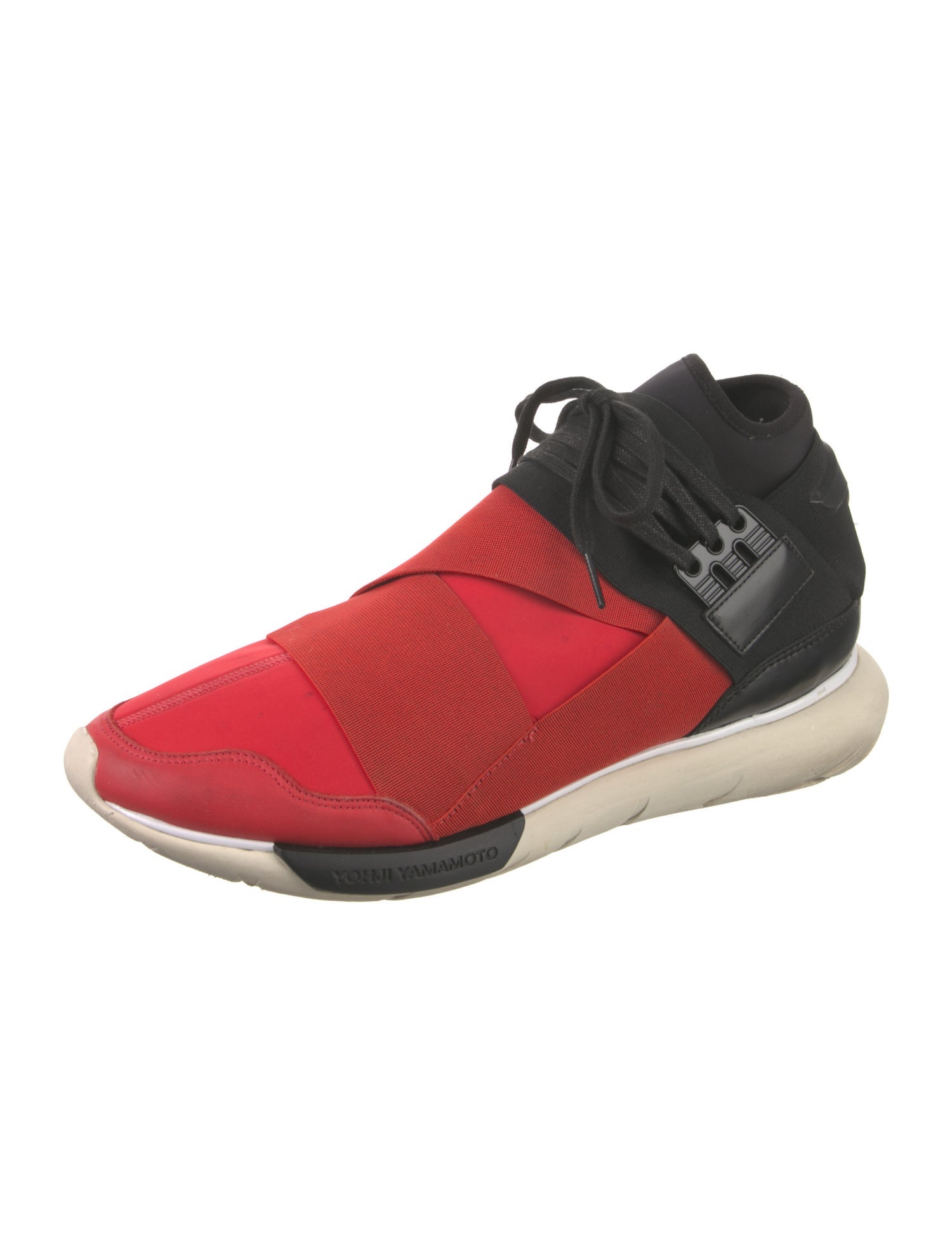 Y-3 x Adidas Neoprene Colorblock Pattern Sneakers