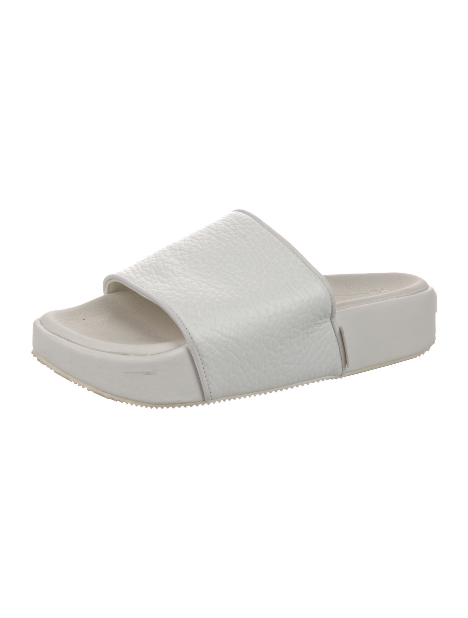 Y-3 x Adidas Leather Slides