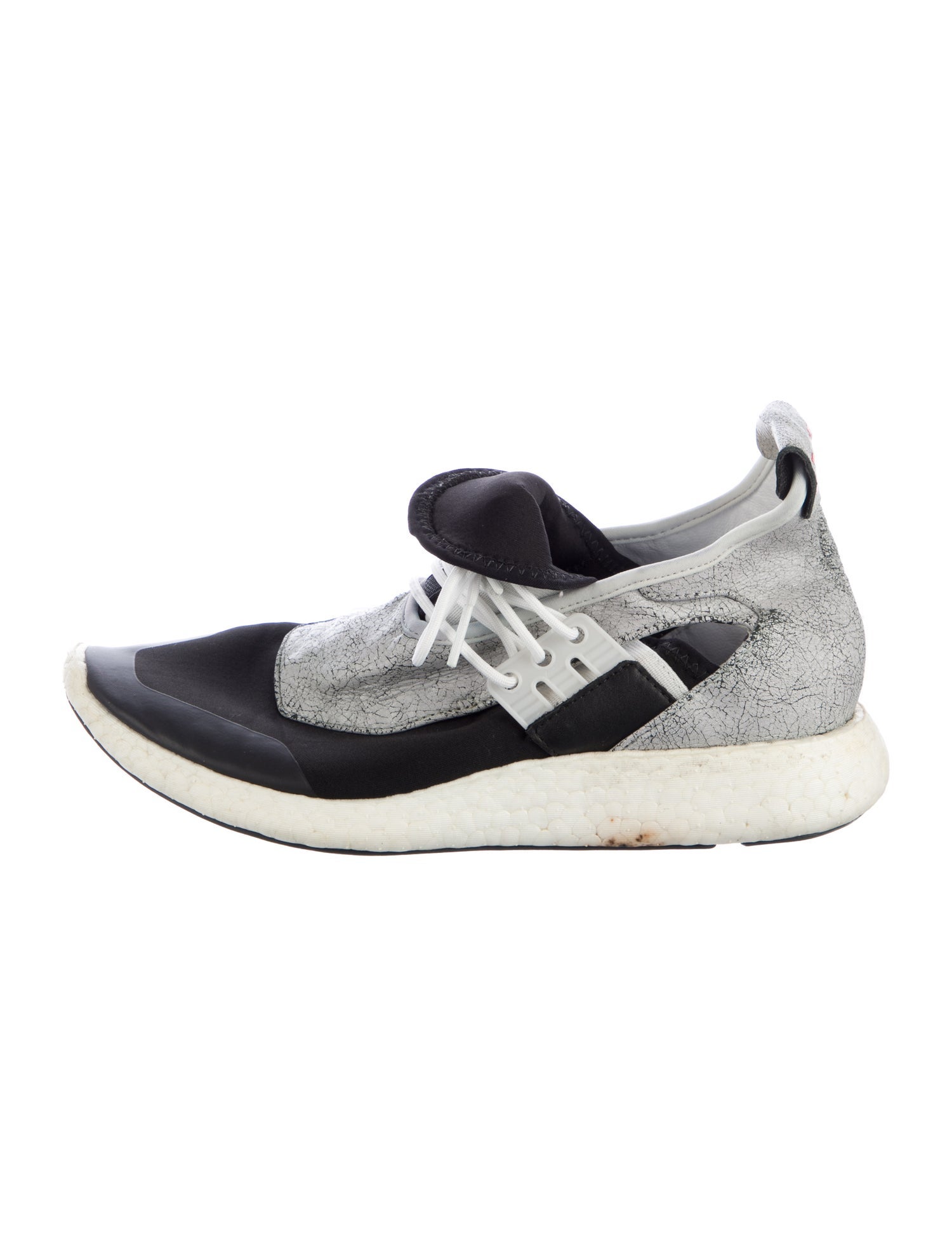 Y-3 x Adidas Neoprene Printed Athletic Sneakers