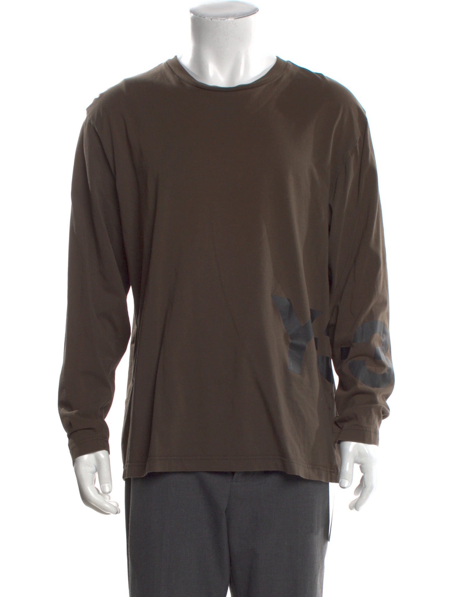 Y-3 x Adidas Crew Neck Long Sleeve T-Shirt