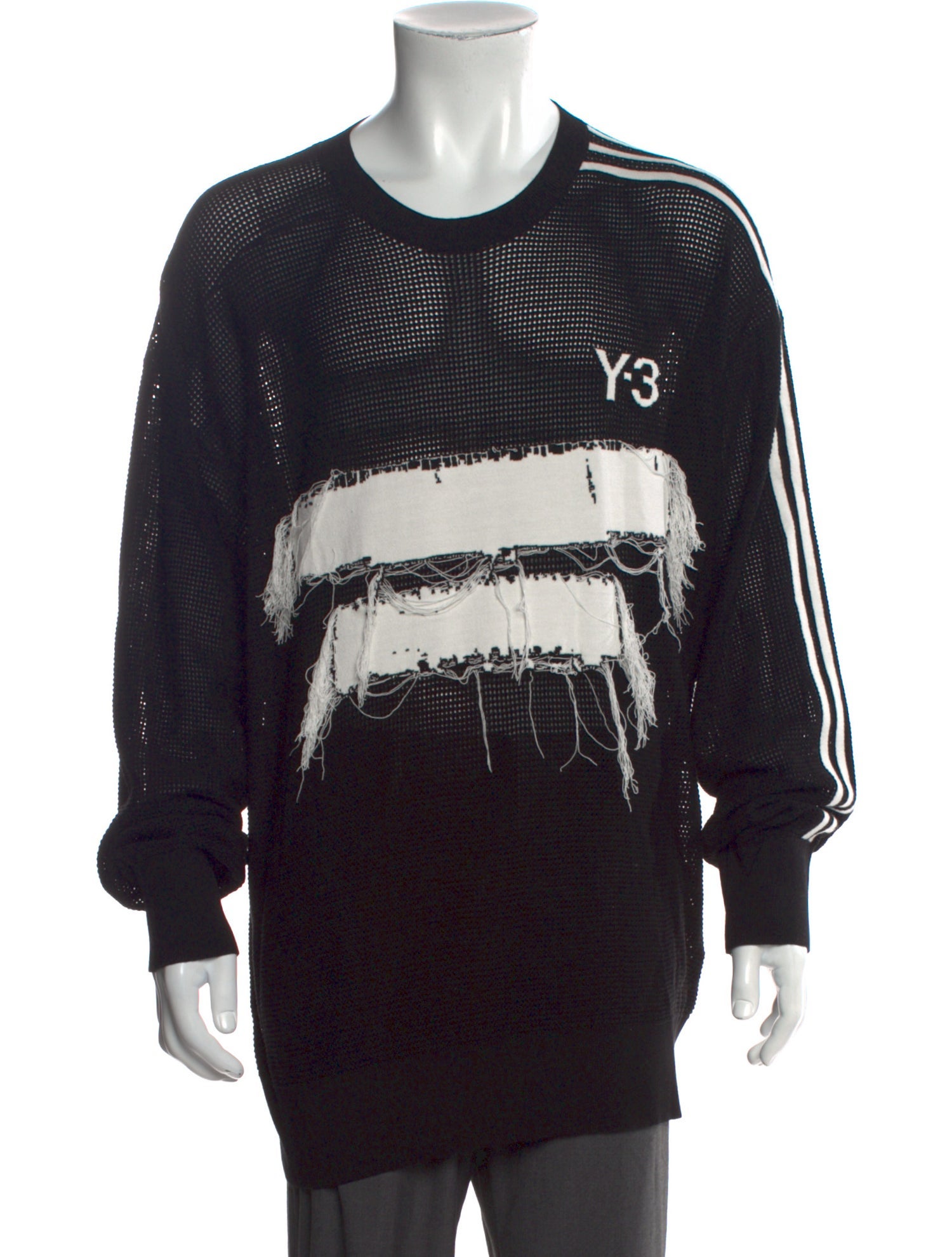 Y-3 x Adidas Graphic Print Crew Neck Pullover