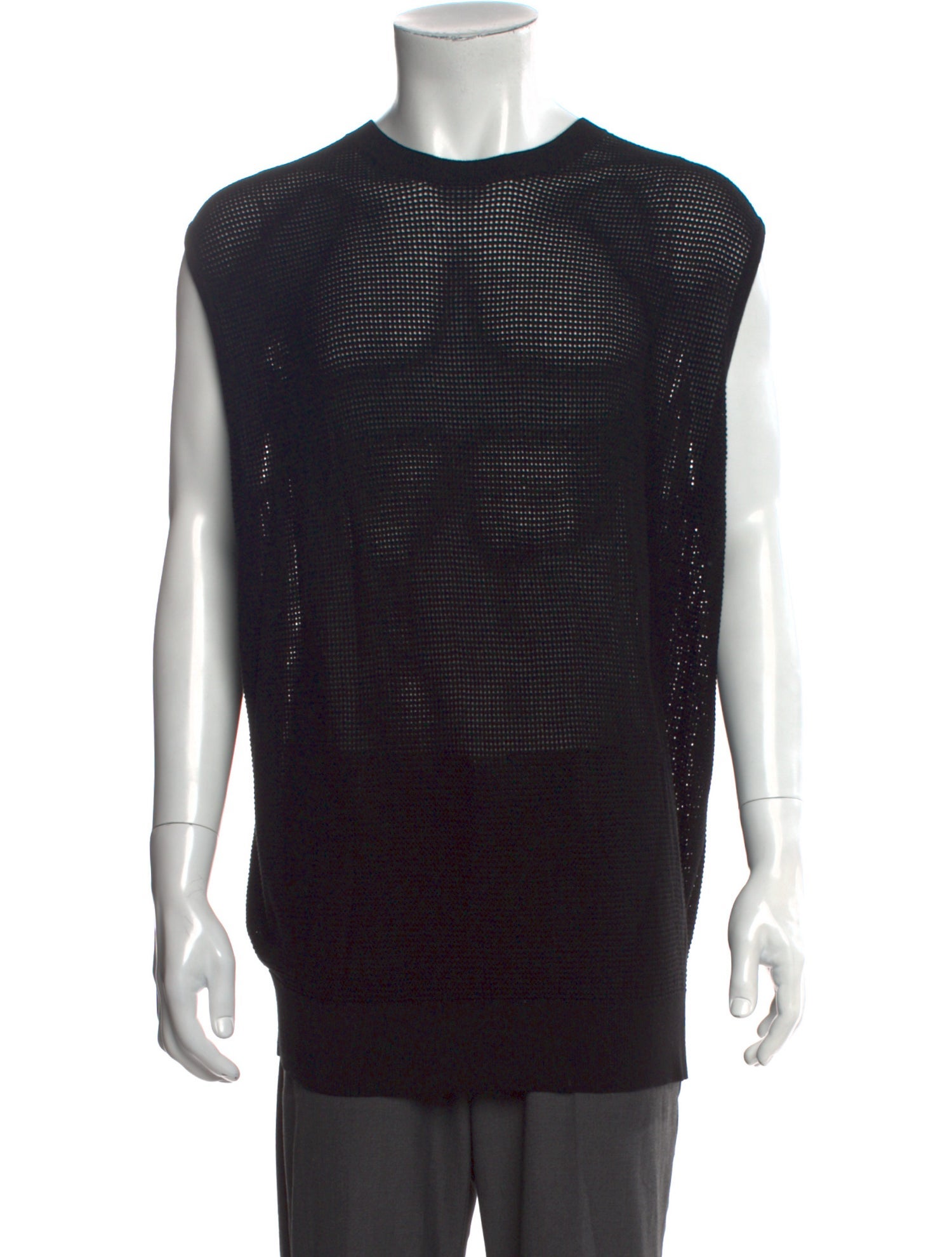 Y-3 x Adidas Crew Neck Sleeveless T-Shirt