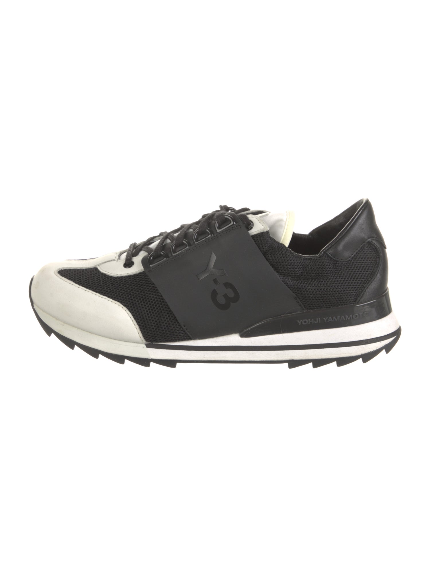 Y-3 x Adidas Mesh Athletic Sneakers