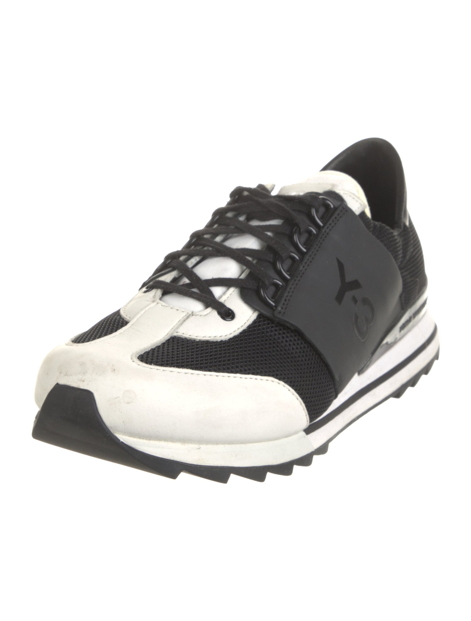 Y-3 x Adidas Mesh Athletic Sneakers