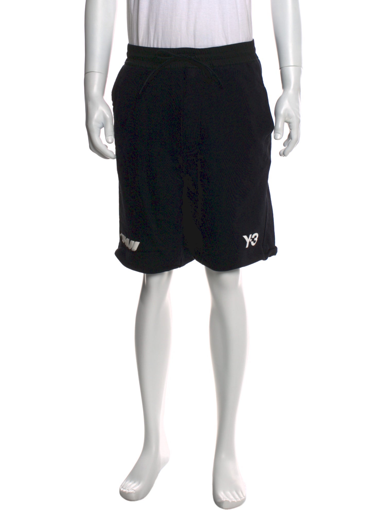 Y-3 x Adidas Graphic Print Shorts