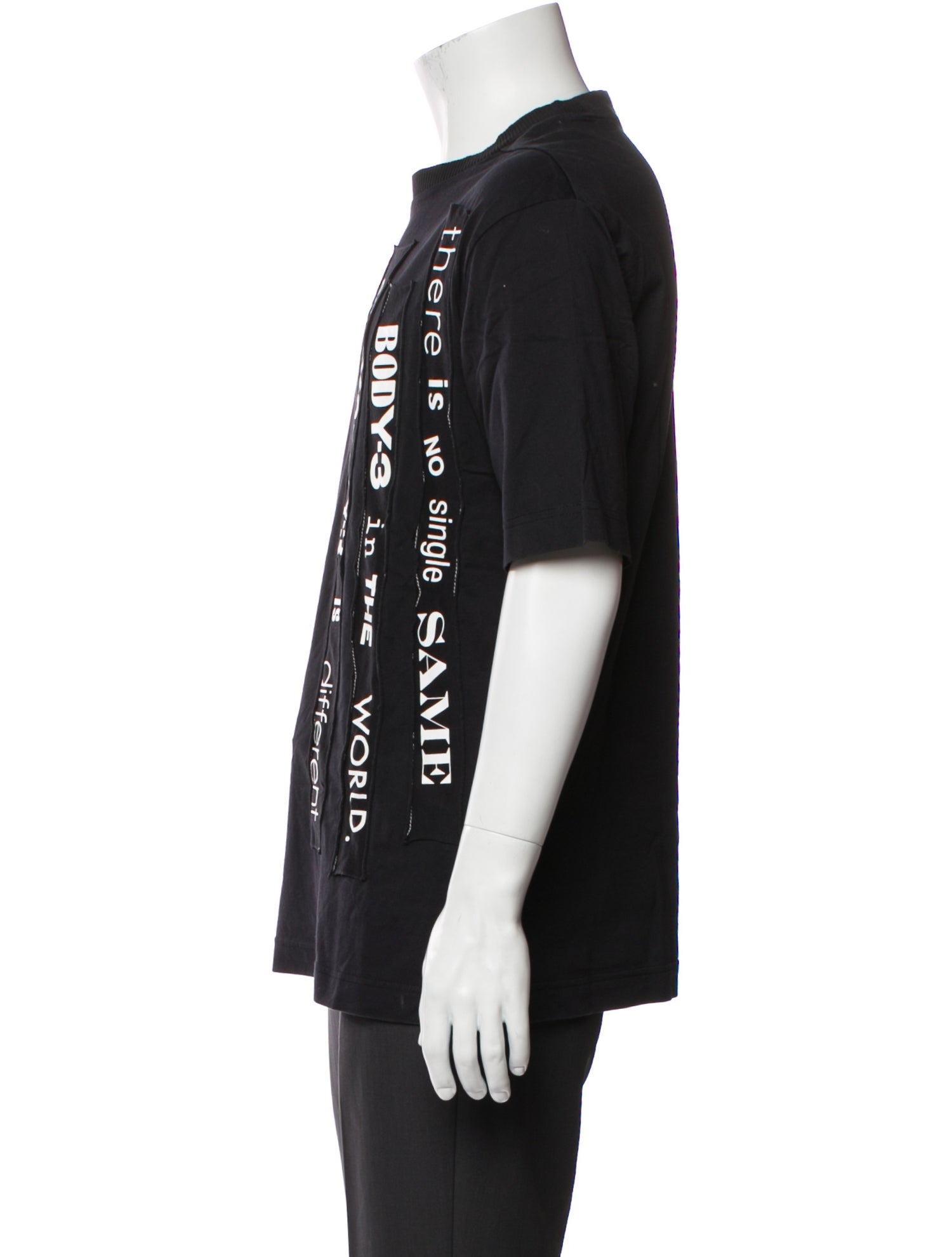 Y-3 x Adidas Graphic Print Crew Neck T-Shirt