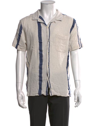 YMC Striped Short Sleeve Shirt