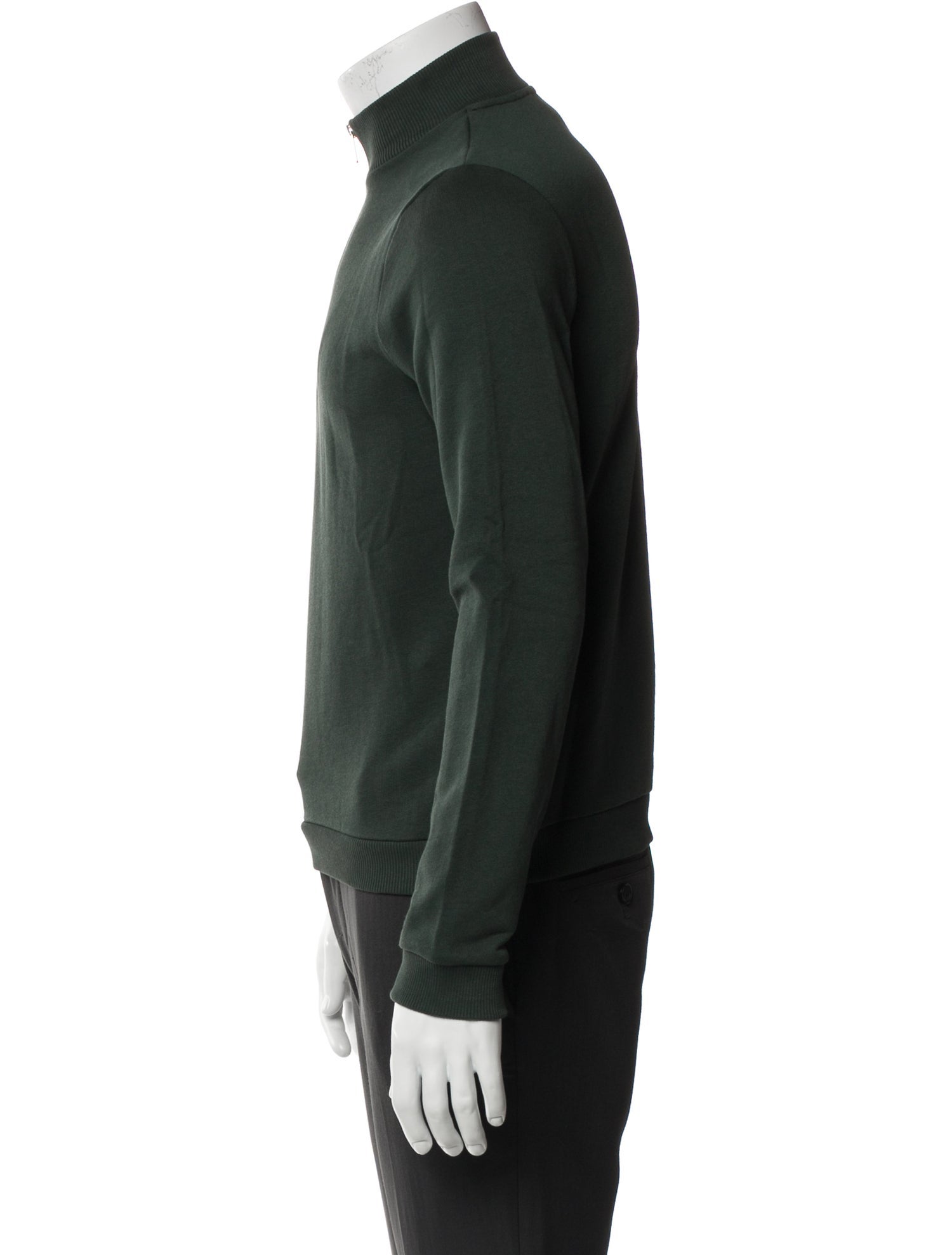 YMC Mock Neck Long Sleeve Sweatshirt