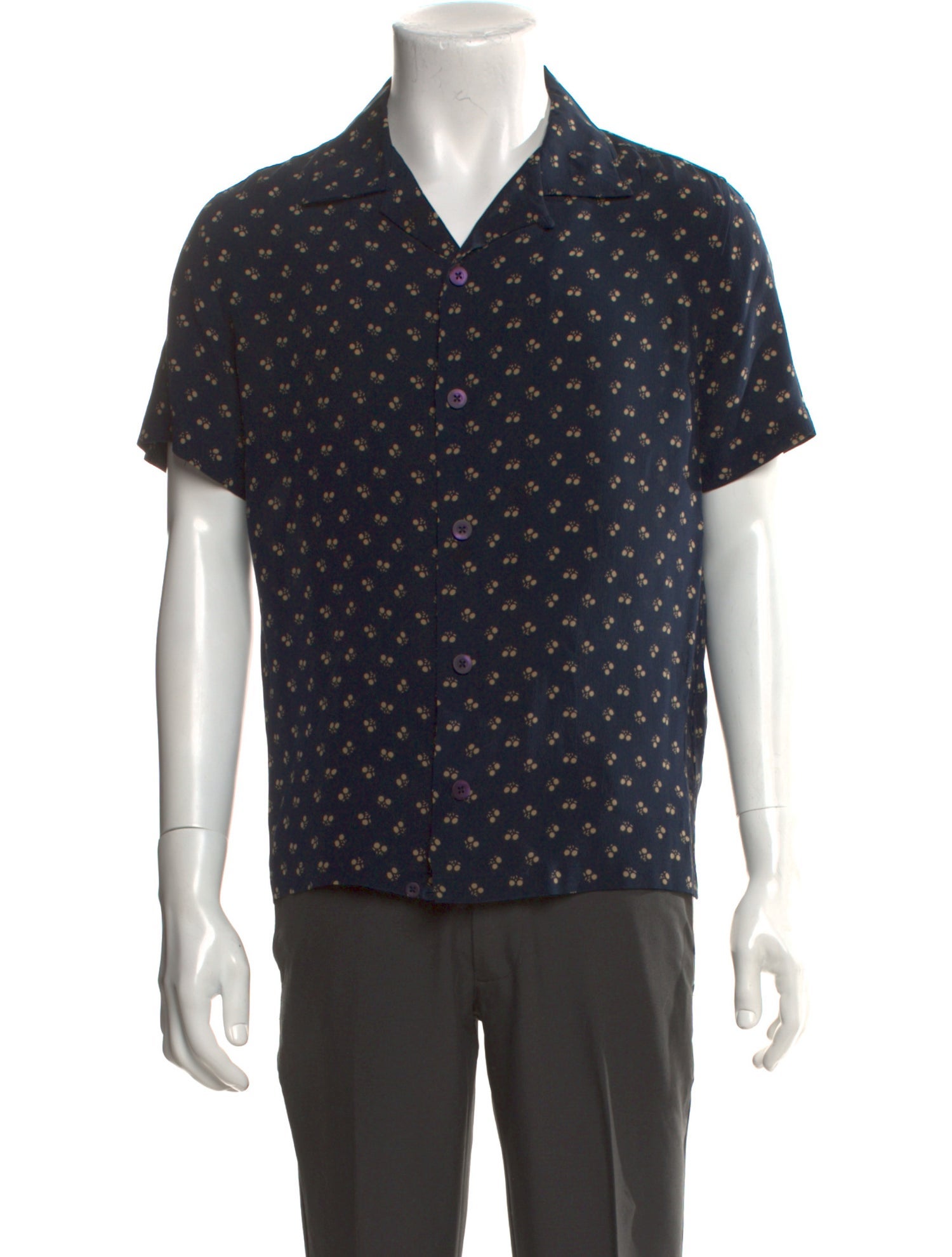 YMC Silk Printed Shirt