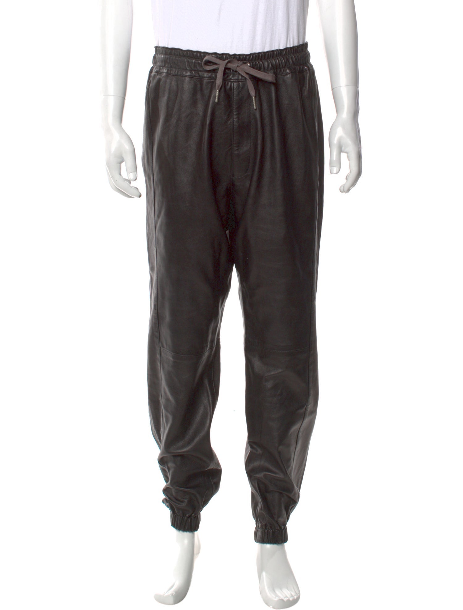 YMC Leather Joggers