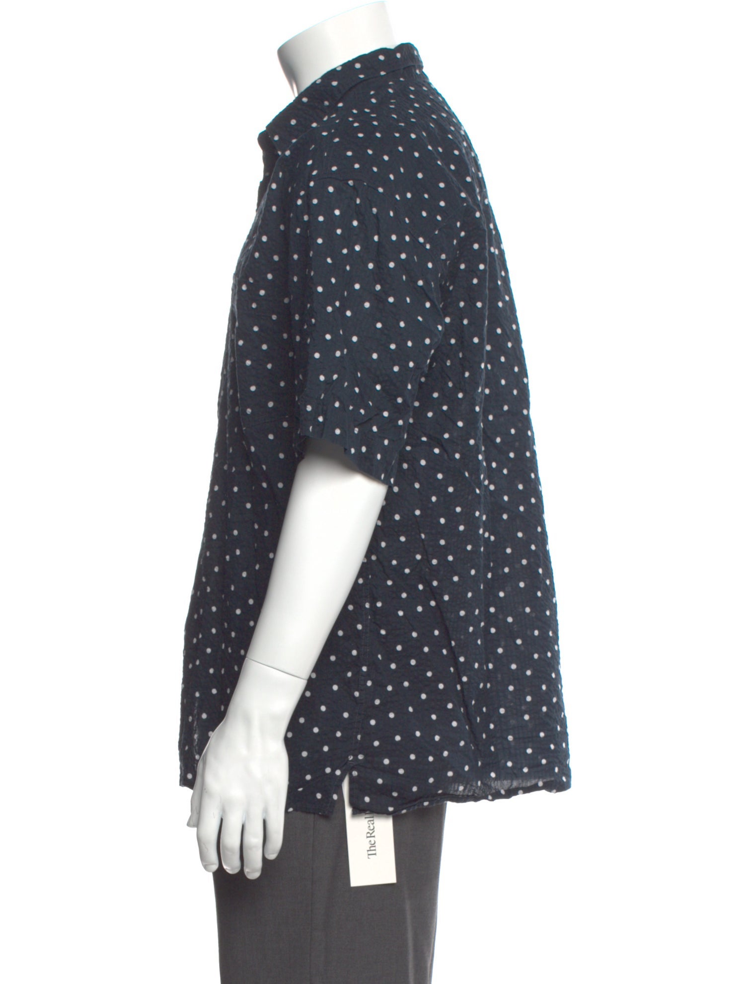 YMC Polka Dot Print Short Sleeve Shirt