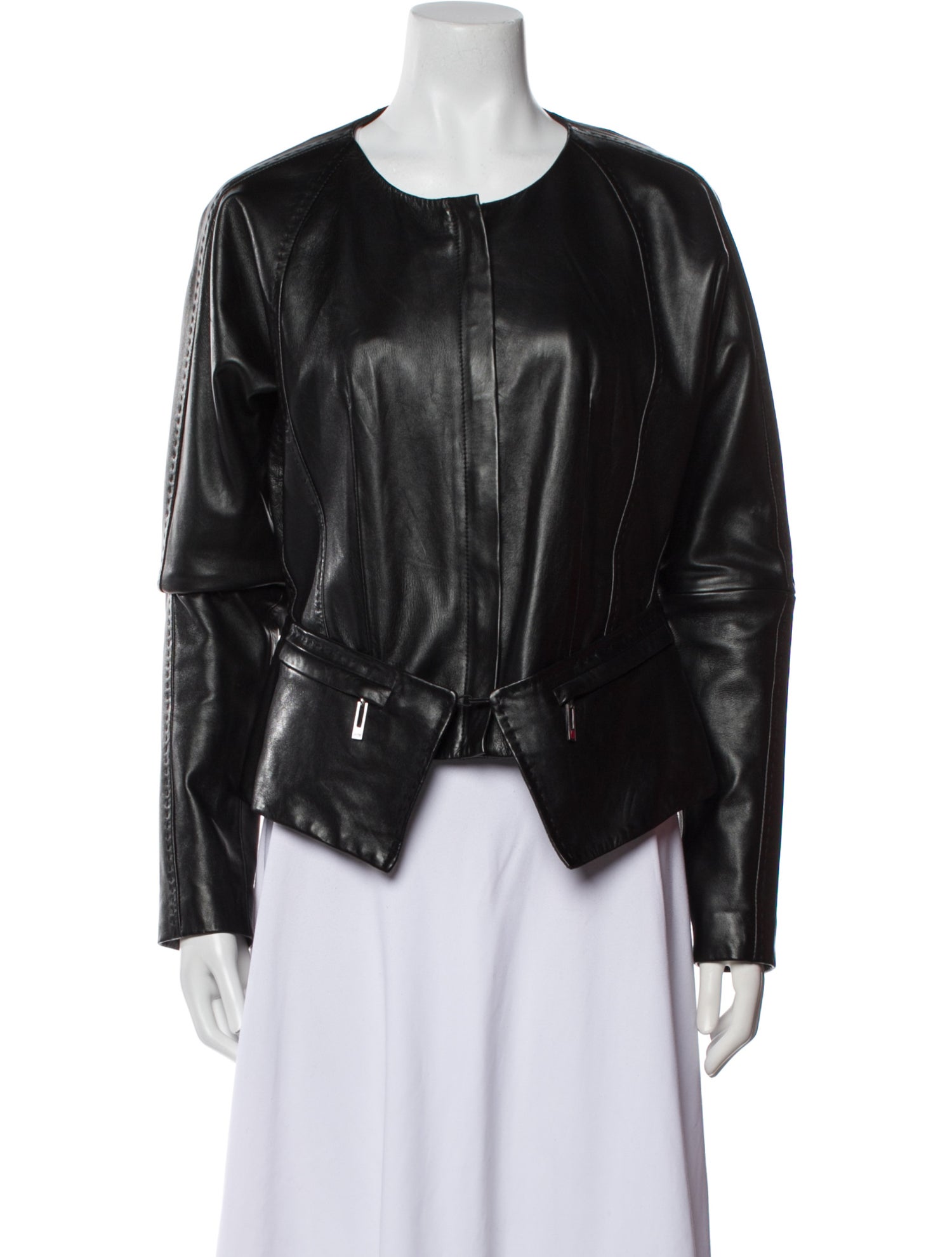 Amanda Wakeley Leather Biker Jacket