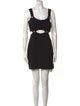 Amanda Uprichard Scoop Neck Mini Dress