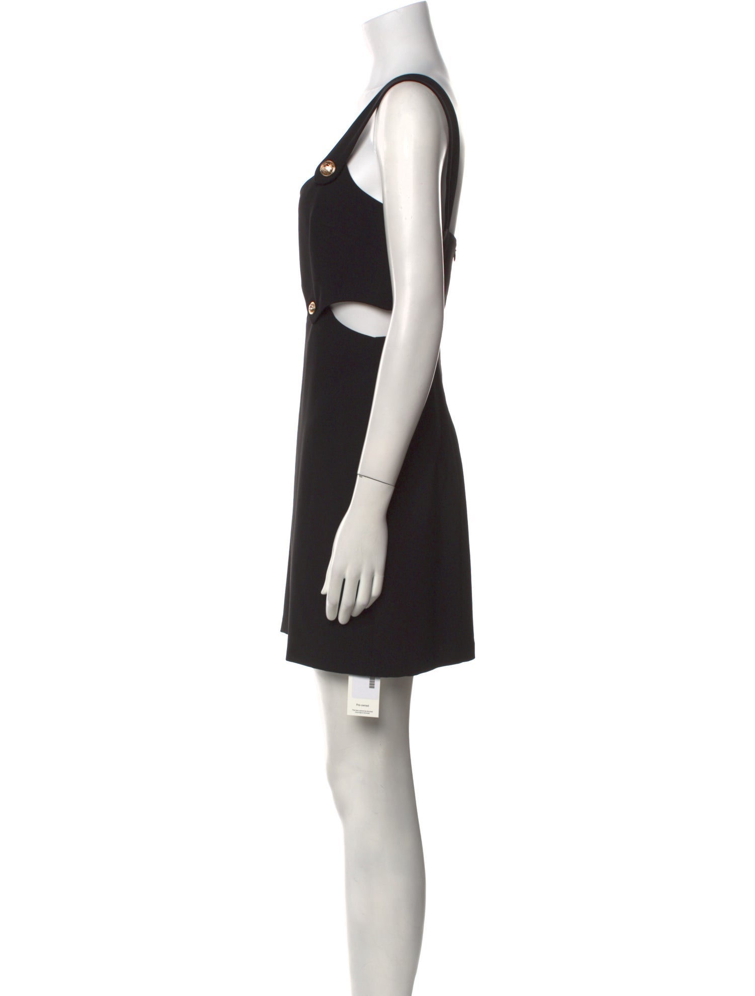 Amanda Uprichard Scoop Neck Mini Dress