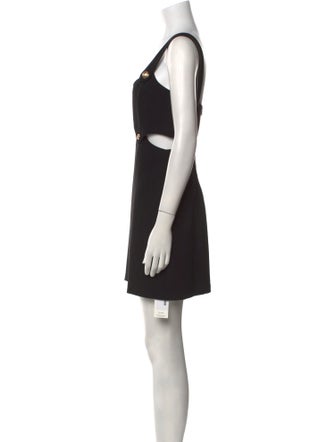 Amanda Uprichard Scoop Neck Mini Dress