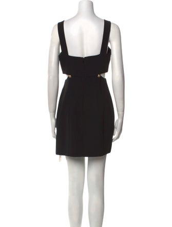 Amanda Uprichard Scoop Neck Mini Dress