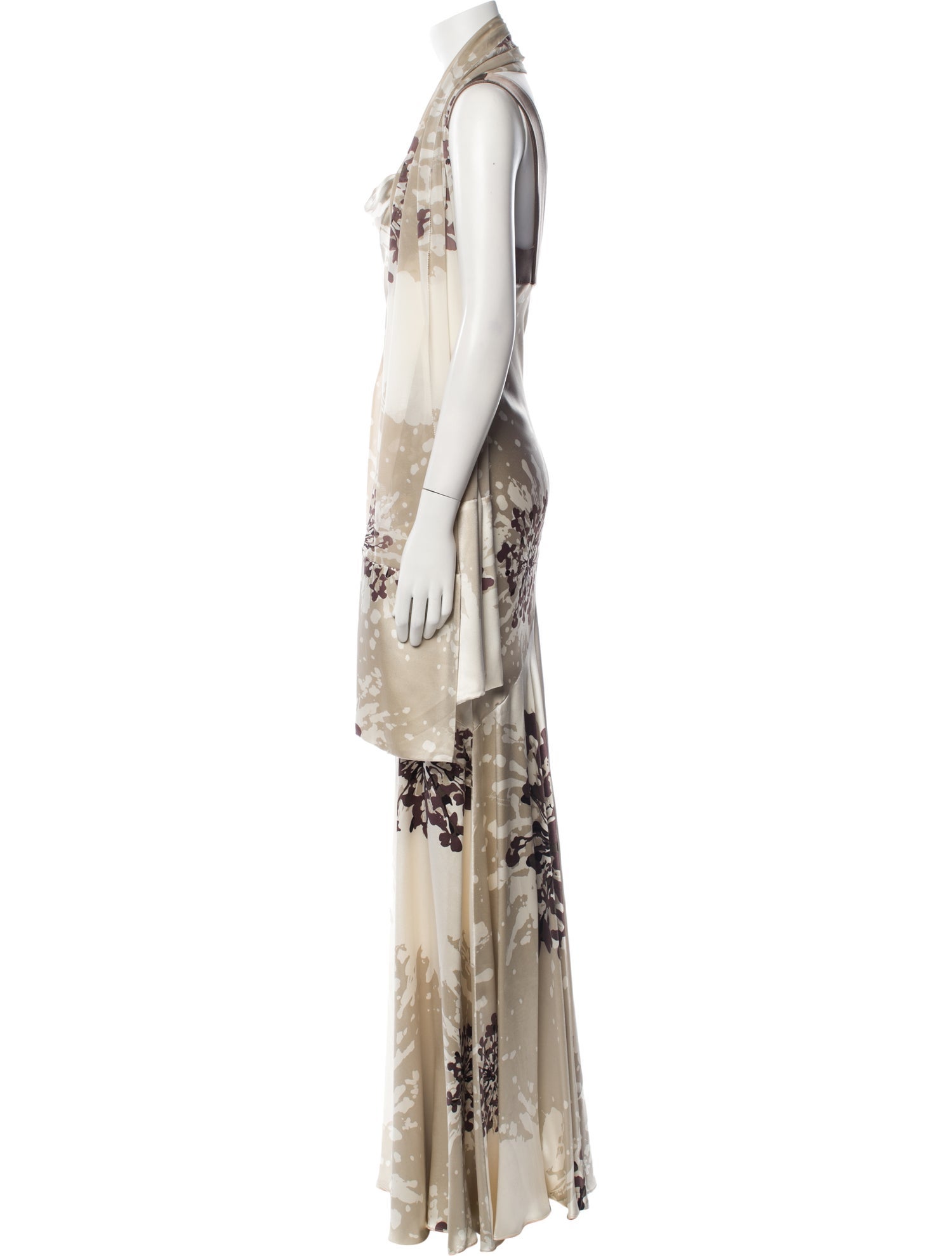 Amanda Wakeley Silk Long Dress