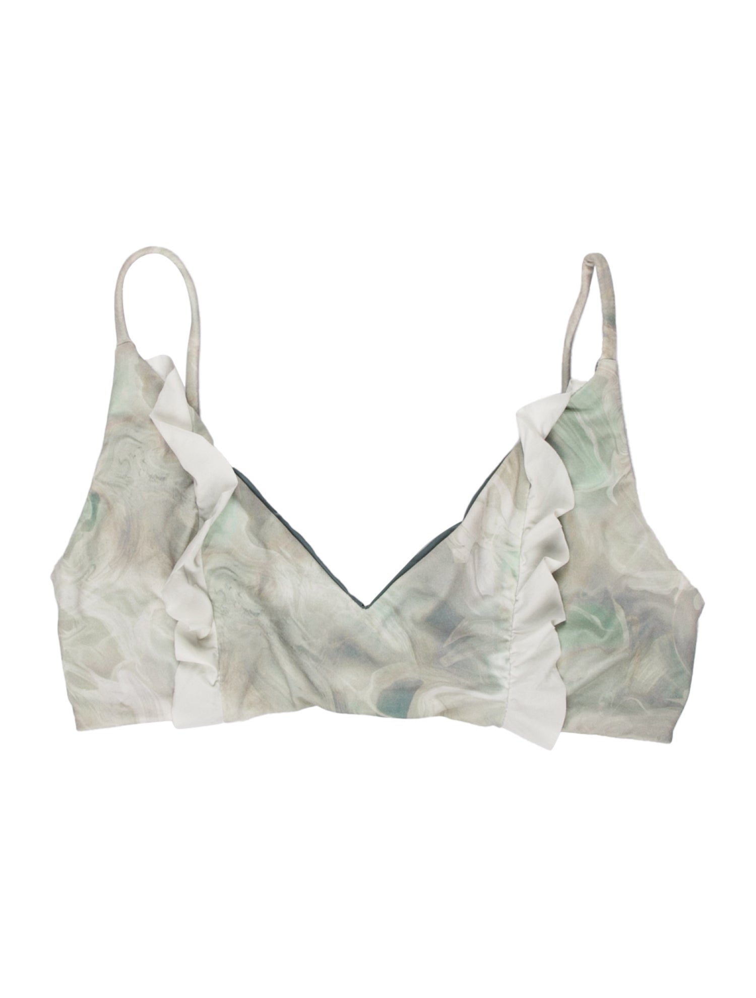 Marysia Swim Ruffle Embellishment Top