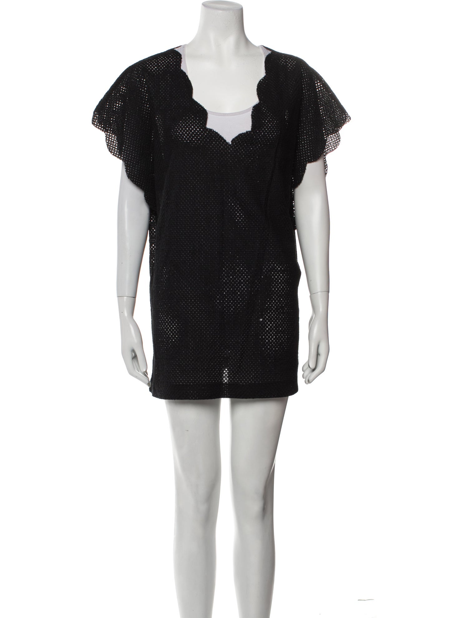 Marysia Swim Embroidered Accent Cover-Up