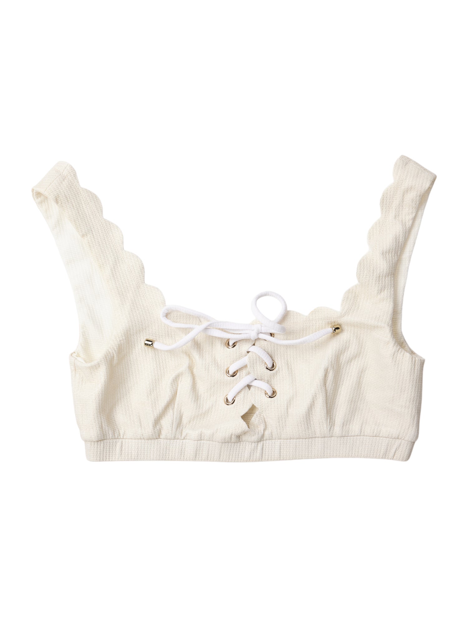 Marysia Swim Scalloped Accent Top