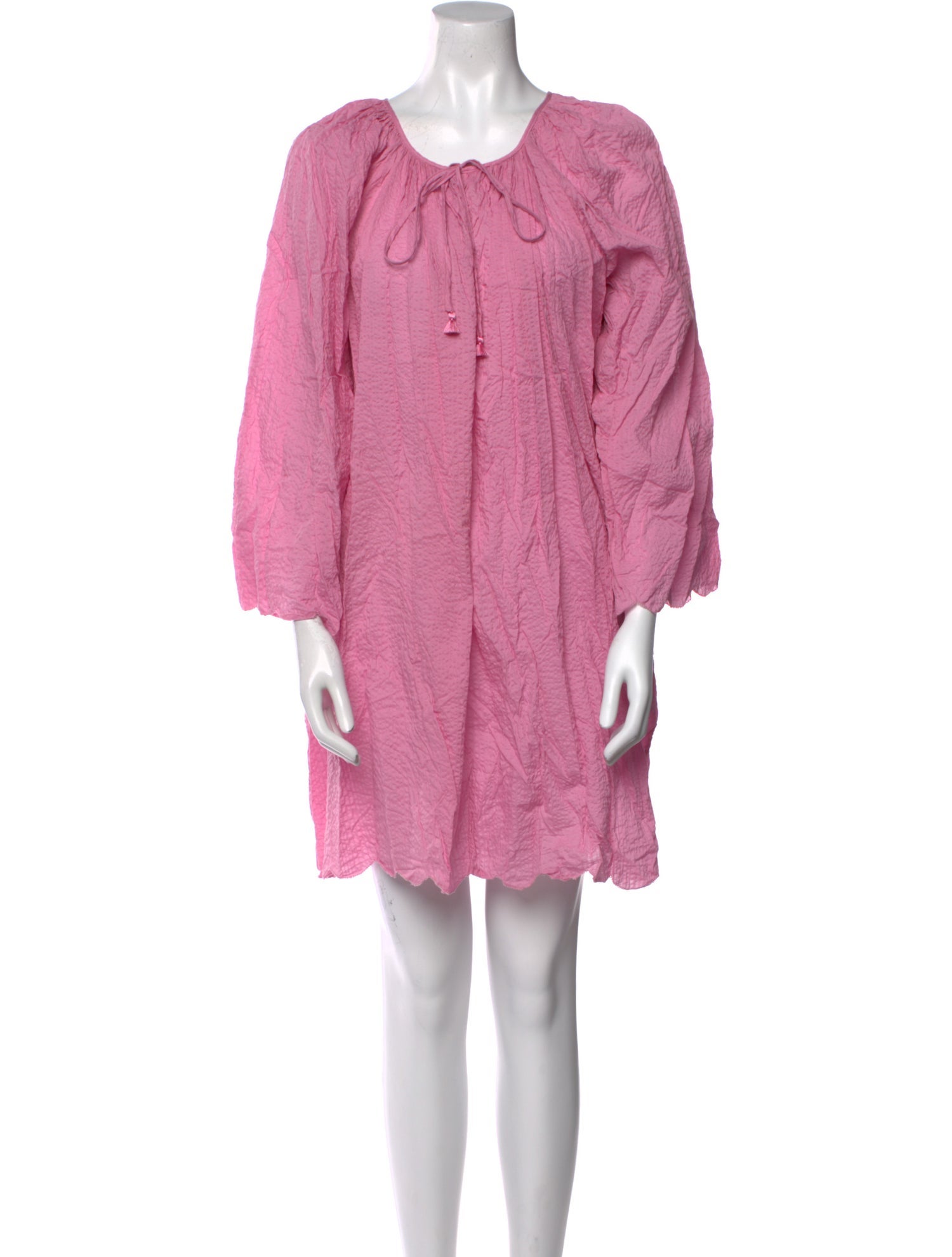 Marysia Swim Scoop Neck Mini Dress