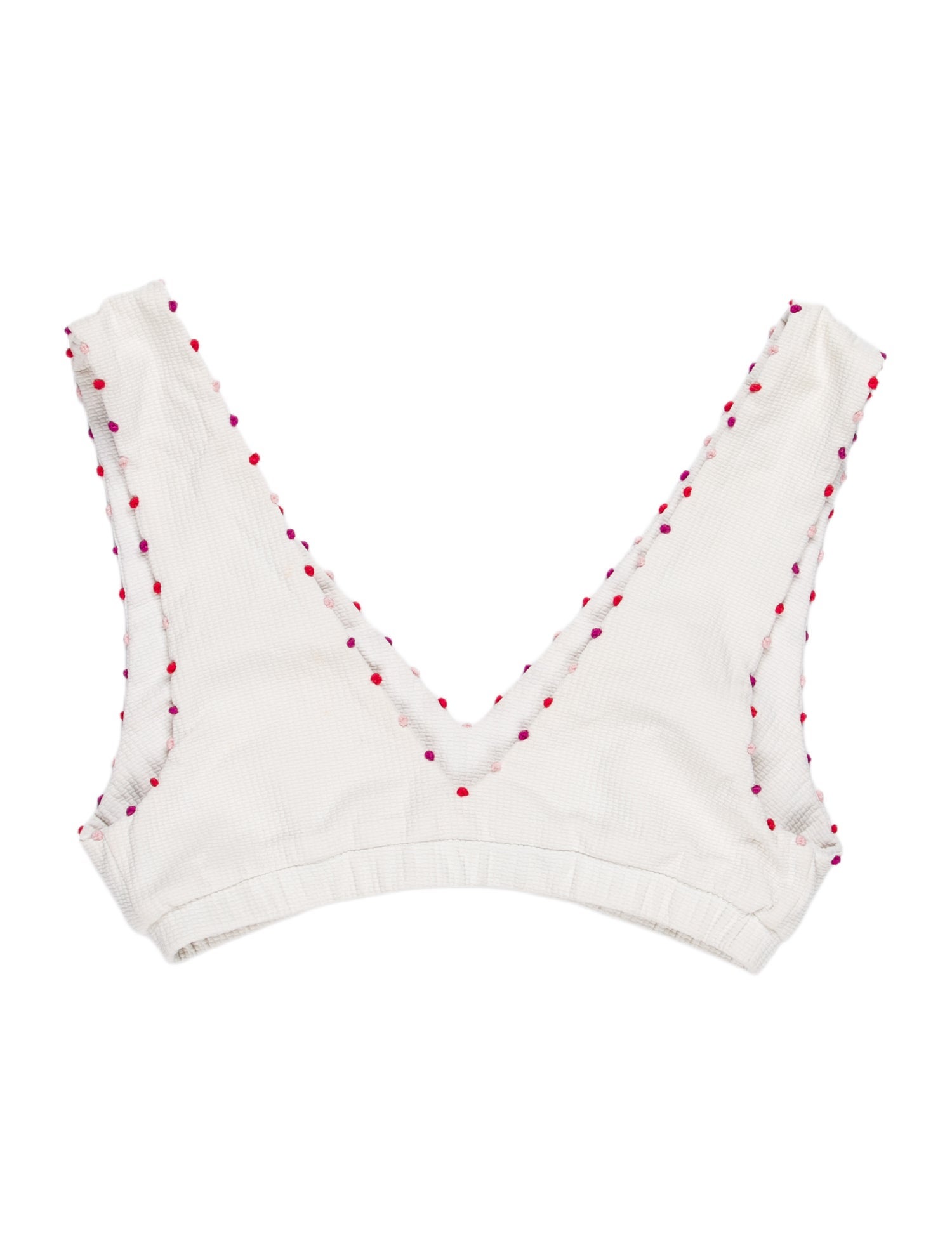 Marysia Swim Embroidered Accent Top