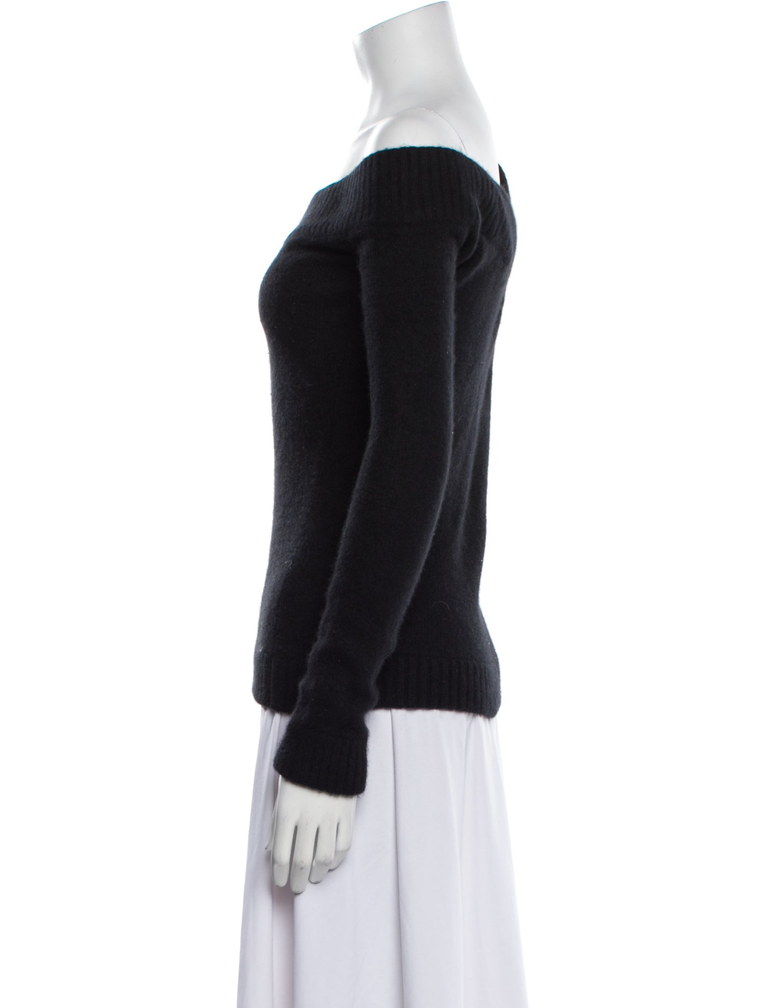 Ya Ya Cashmere Bateau Neckline Sweater