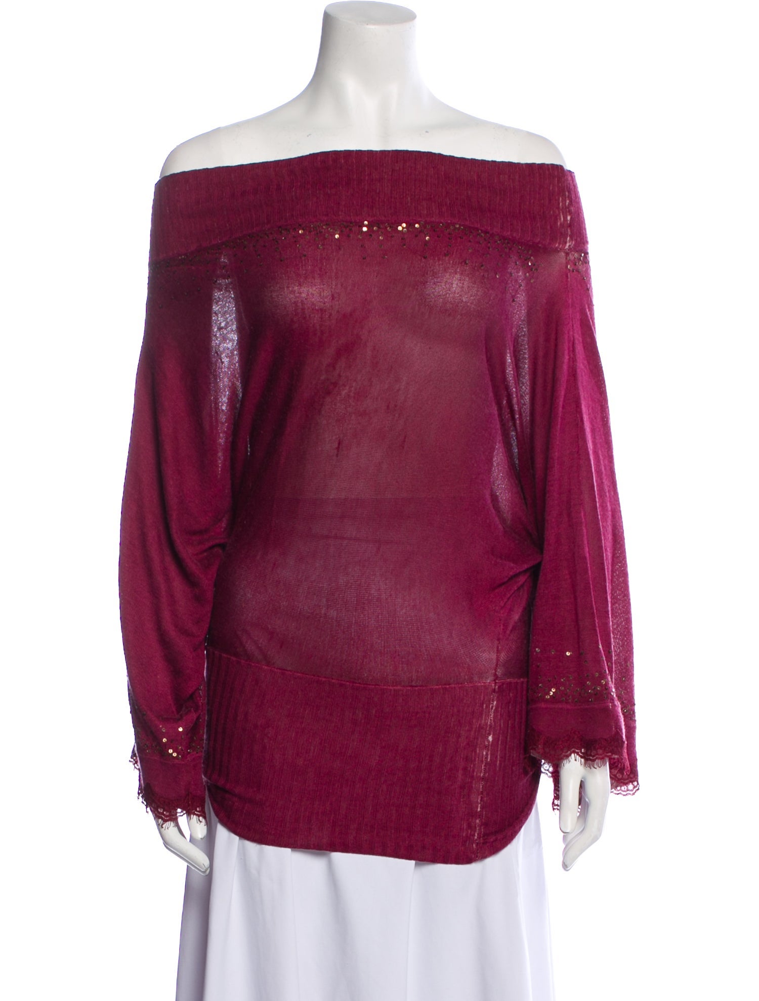 Ya Ya Silk Off-The-Shoulder Sweater