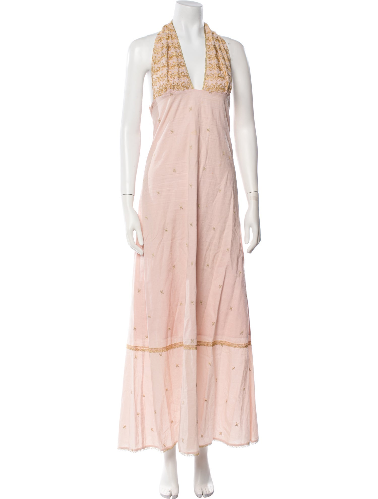 Ya Ya Halterneck Long Dress