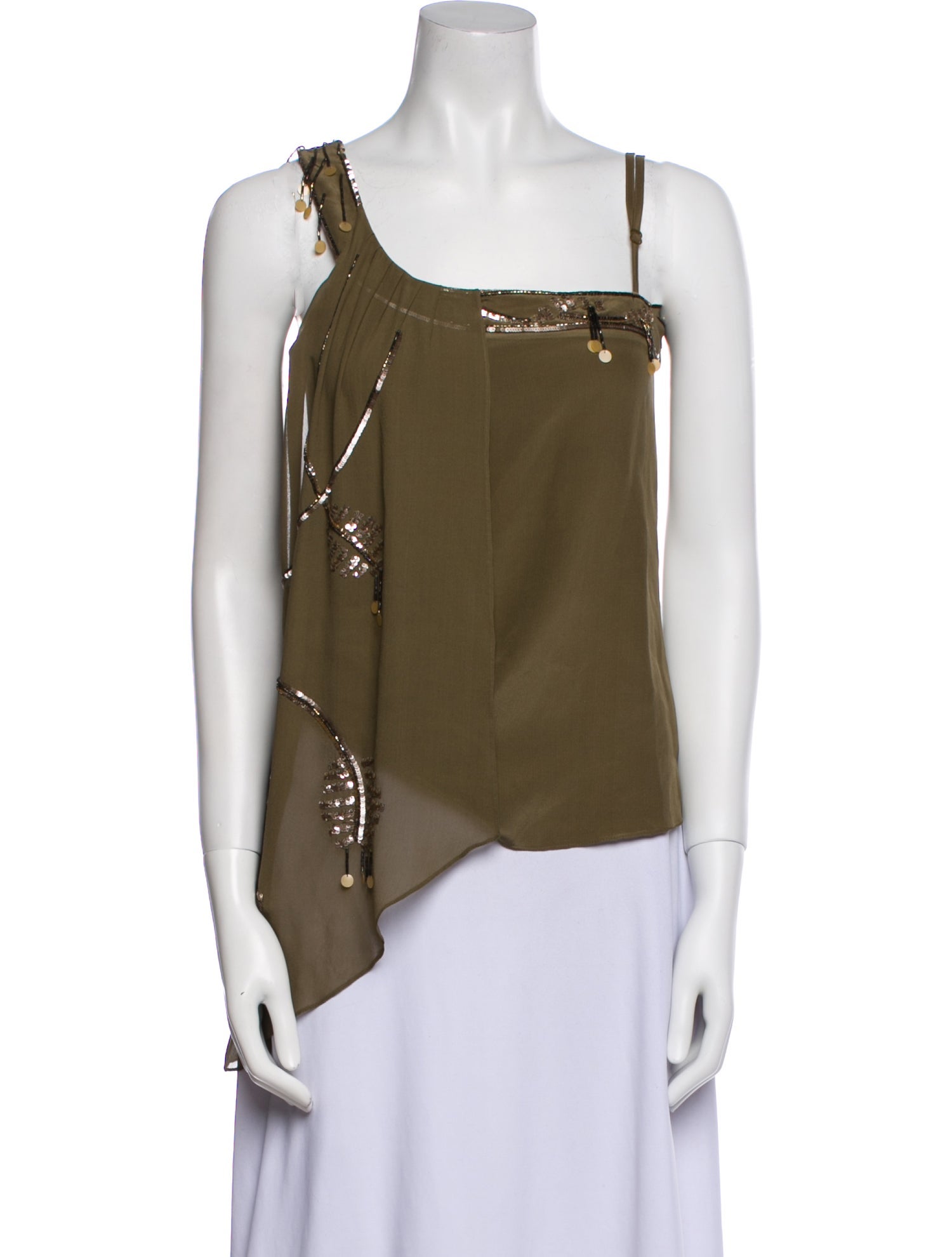 Ya Ya Silk Square Neckline Top