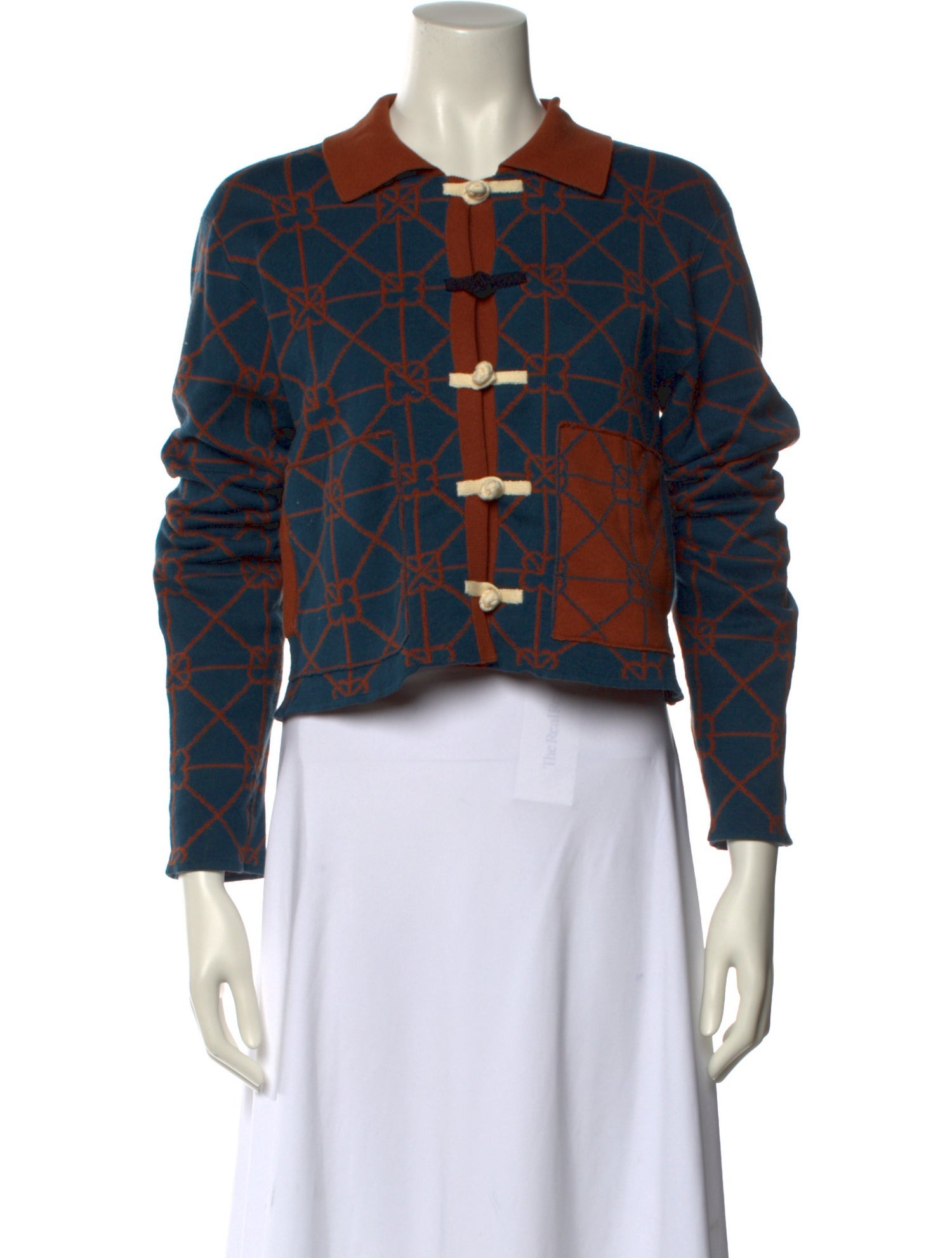 Yan Yan Knits Printed Crew Neck Sweater