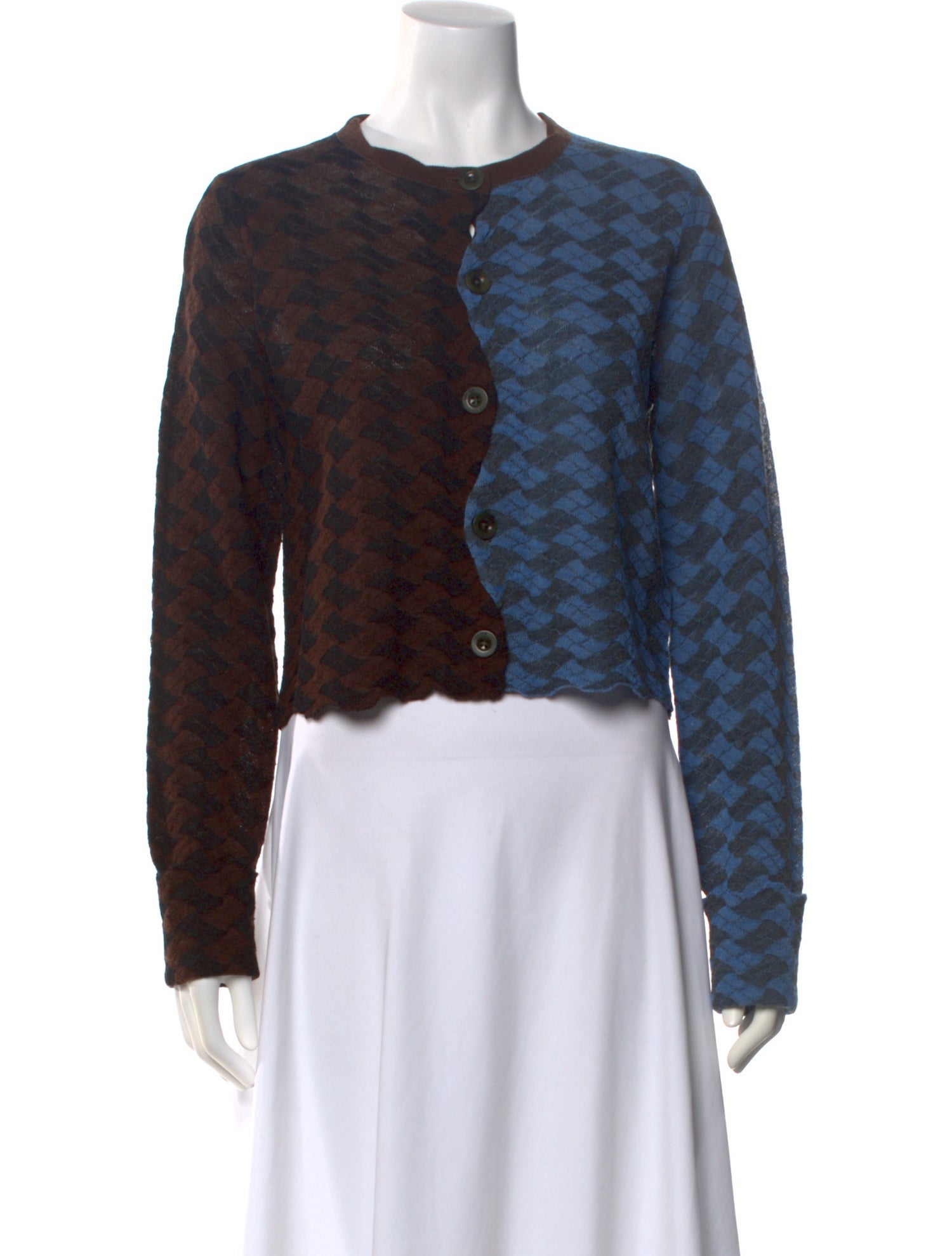 Yan Yan Knits Merino Wool Printed Sweater w/ Tags