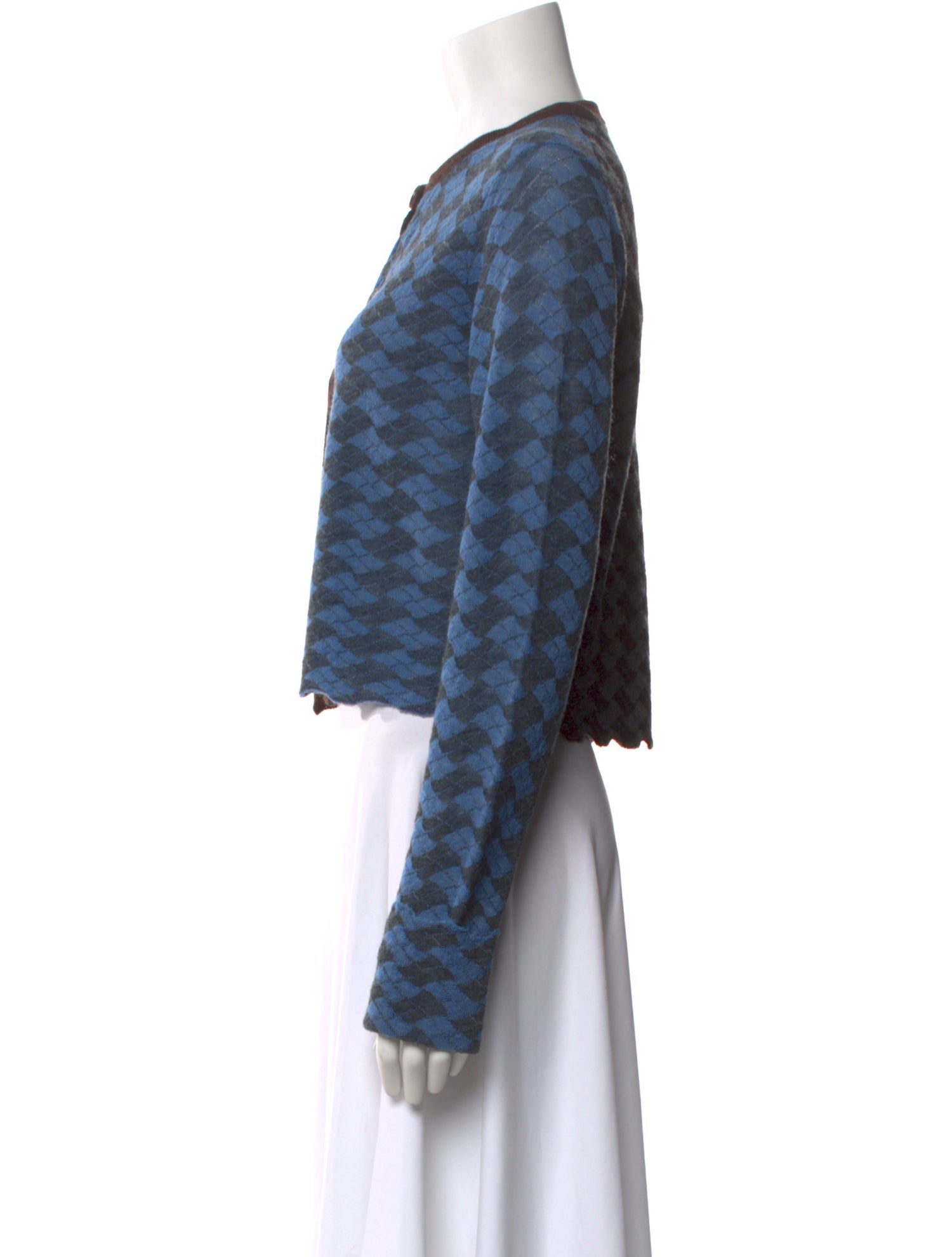 Yan Yan Knits Merino Wool Printed Sweater w/ Tags