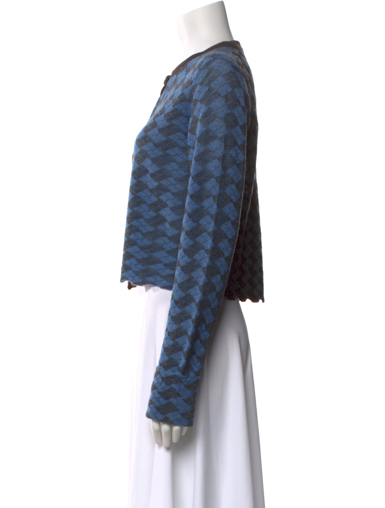 Yan Yan Knits Wool Printed Sweater w/ Tags