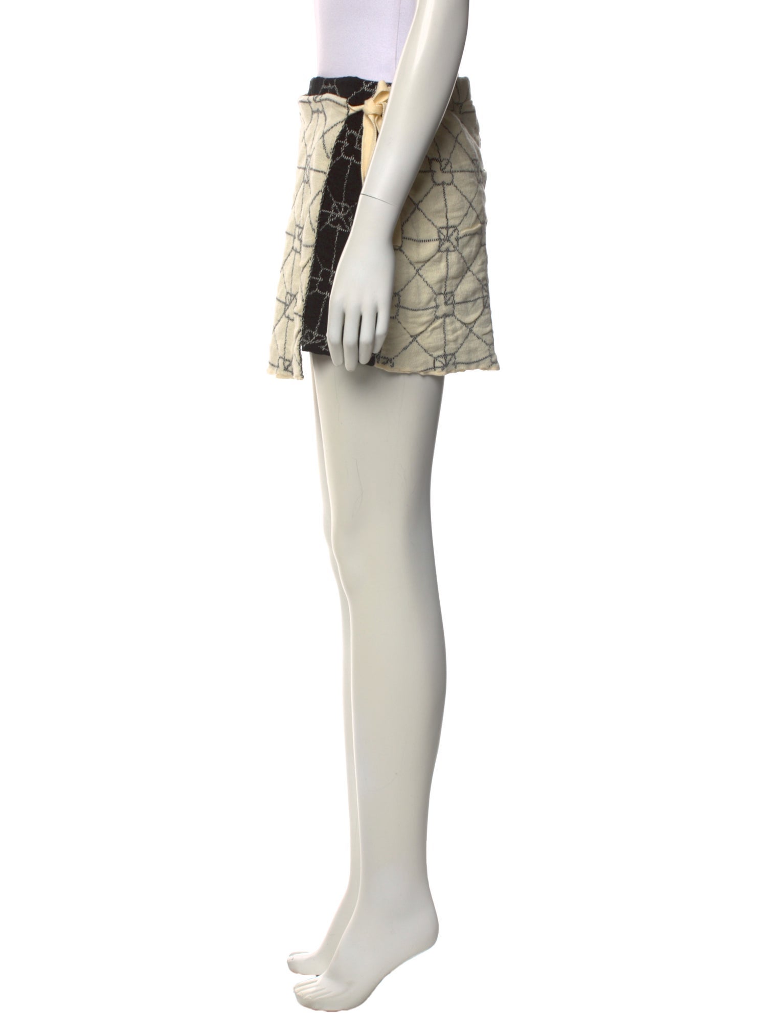 Yan Yan Knits Printed Mini Skirt w/ Tags